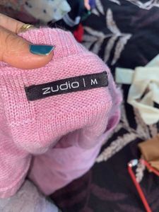 Pink Knit Sweater Vest