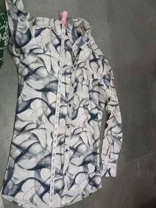 Abstract Print Men's Shirt