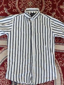 Classic Striped Men's Button-Down Shirt