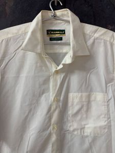 Men's Cream Casual Shirt