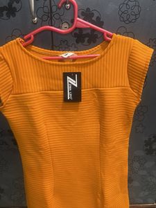 Mustard Bodycon Dress