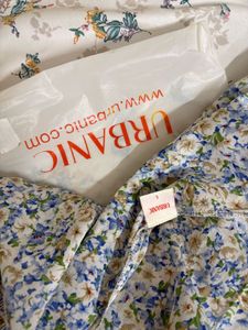 Chic Floral Puff Sleeve Dress ( with FREE gift😍)