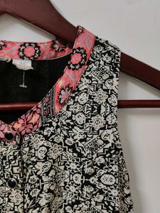 Bohemian Floral Print Sleeveless Dress