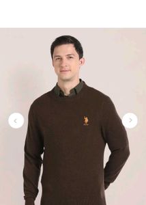 USPA Brown Sweater