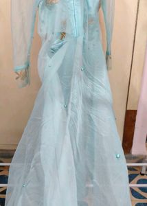 Elegant Girls' Frozen Party Gown