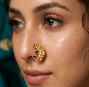 moon Nose pin with diamond