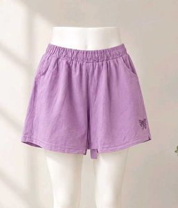 Cute Lavender Butterfly Shorts