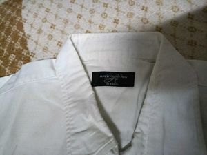 Men's White Full &amp; Half Sleeve Shirt Bundle 3XL