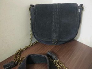 Authentic American Eagle Suede Sling Bag