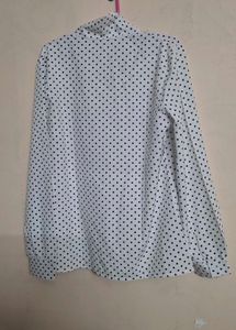 Polka Dot Bow Blouse