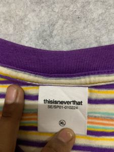 Thisisneverthat Striped Graphic T-Shirt