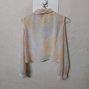 Cold Shoulder Crop Top