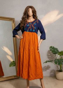 Bohemian Embroidered Maxi Dress