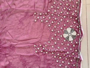 brand new Beautiful Embroidered chiffon Saree