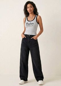 Grey "Positive Vibes" Tank Top