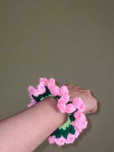 Handmade Floral Hair Ties set