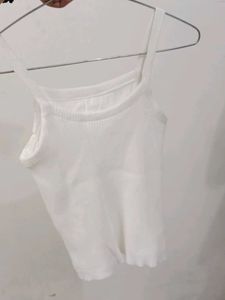 White crop top