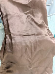 Brown Satin Pillow Covers