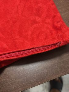 Set of 5 Vibrant Red Cushion Covera