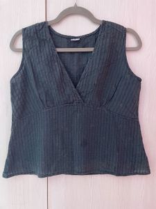 Sleeveless V-Neck Top