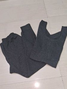 Cozy Ribbed Knit Pajama Set