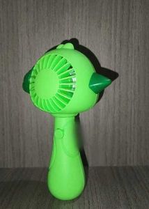 Green Cartoon / Cute Handfan / special for kids