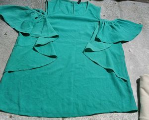 new cyan ruffletop🫶🏻
