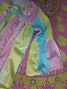 Pastel Tie-Dye Bell Sleeve Top