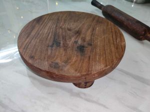 Wooden Rolling Pin and Board