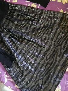 Sparkly Sequin Black Dress with Bolero