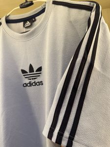 Adidas three stripe tshirt