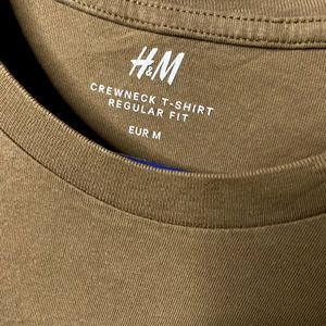 Plain H&amp;M Tshirt Brown Tan Colour