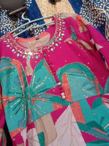 Pink Ethnic frock Set💓