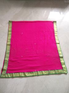 Rani Dupatta With Brocade Border