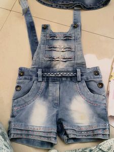 Cute Floral Kids Overalls