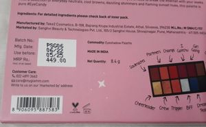Myglamm popxo 12 Eyeshadow palette New