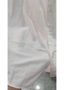Classic White Button-Up Shirt