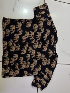 Unique Elephant Print T-Shirt