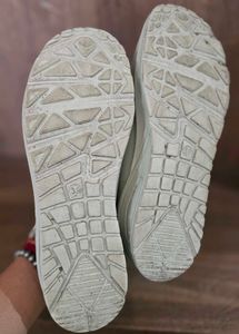 Light Grey Lace-Up Sneakers