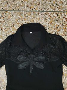 Elegant Black Lace Dress