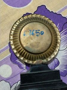 Vintage Brass Pedestal Dish