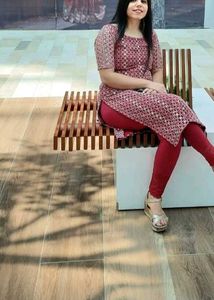 Navratri Special Maroon Heavy Mirror Work Kurta