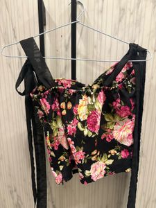 Floral Corset-Style Top 🌸