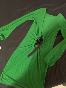 Green Bodycon Mini Dress