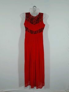 Red Long Dress For Women's