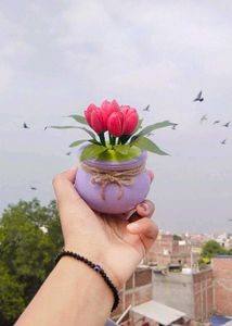 Handmade Cute Tulip Vase