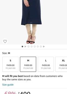Jiyaa Branded Navy Blue Cape Crepe Kurta(New With Tag)