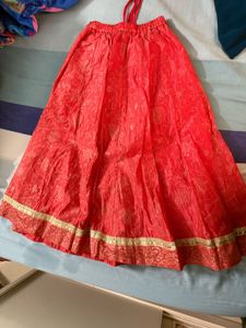 Red Embroidered Blouse
