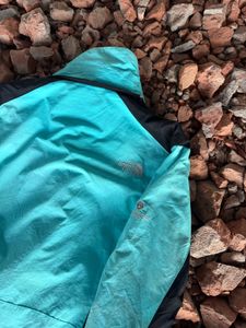 The North Face Teal &amp; Black Jacket