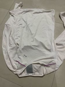 Puma White Long Sleeve Top